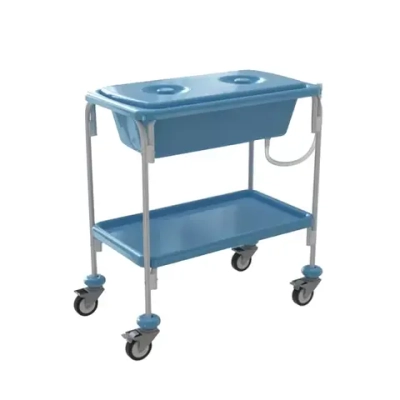 Контейнер 35 л КДС-35 с нижним сливом и разборной тележкой ТБ-01 КРОНТ-1