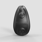 Черный вибромассажер простаты и промежности Prostate Pro с пультом ДУ (Цвет: черный)