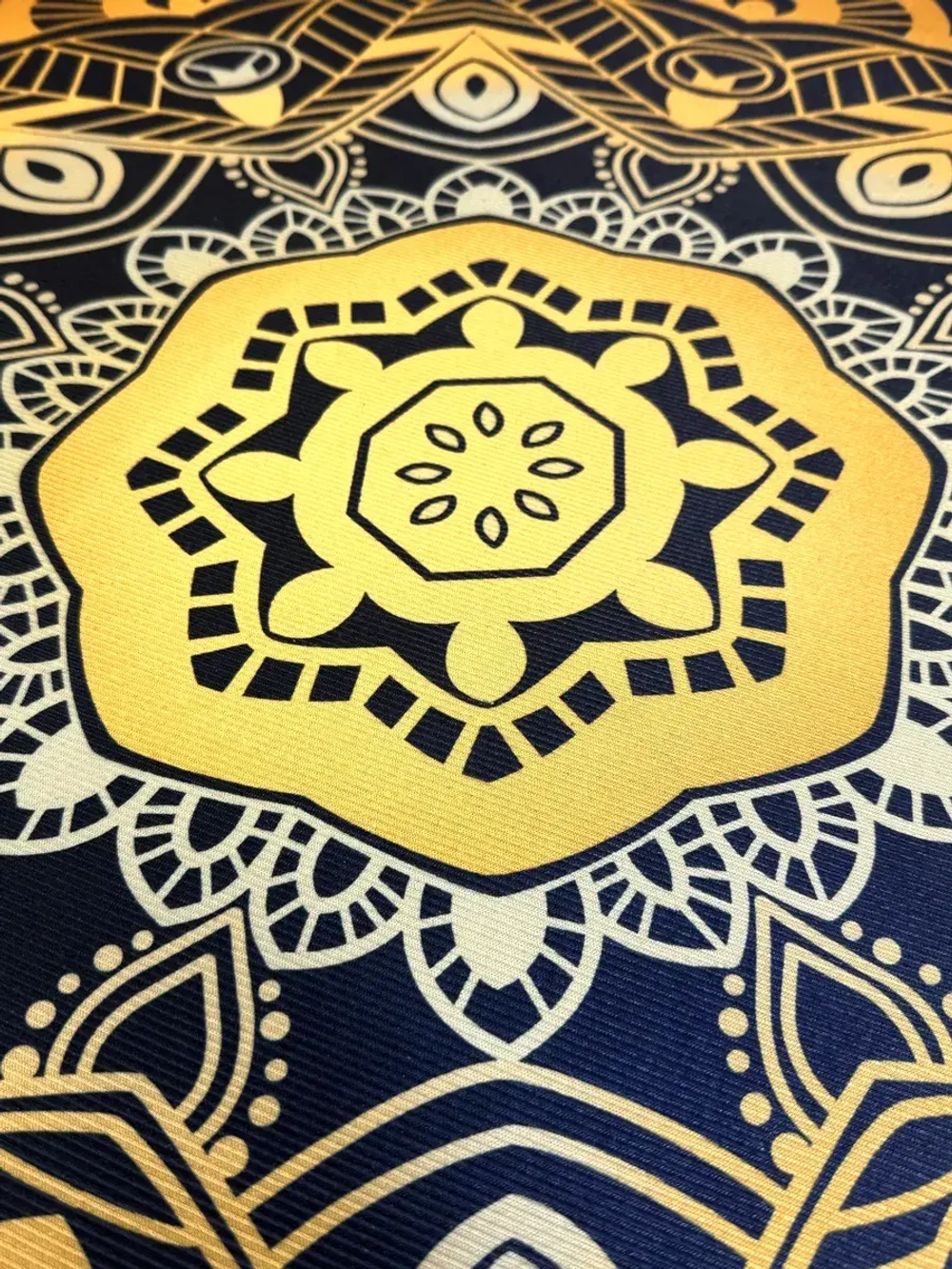 Круглый безворсовый ковер 120х120 для дома