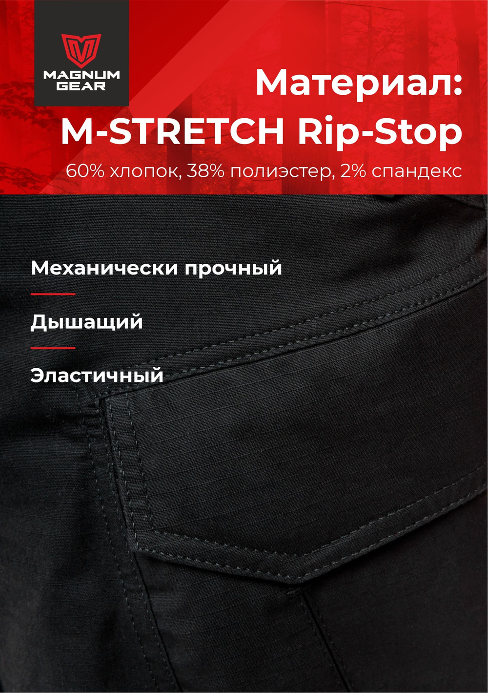 Брюки МАГНУМ FLAGMAN черный