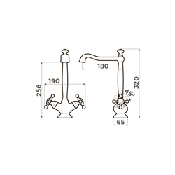 Смеситель для кухни Omoikiri Kagoshima-C Хром