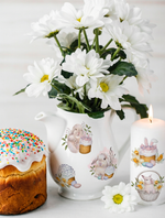 Трансфер переводной - декаль для свечей и гипса пасхальный 010