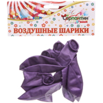 Воздушные шары «Металлик» 5шт 12»/30см фиолетовый