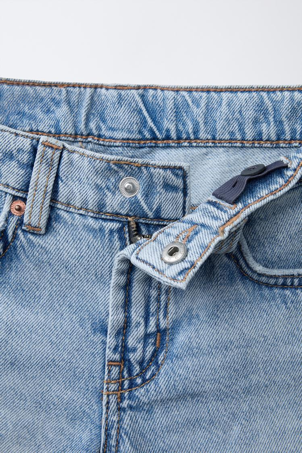 ZARA X BODY GLOVE ® ДЖИНСОВЫЕ ШОРТЫ-БЕРМУДЫ, ГОЛУБОЙ