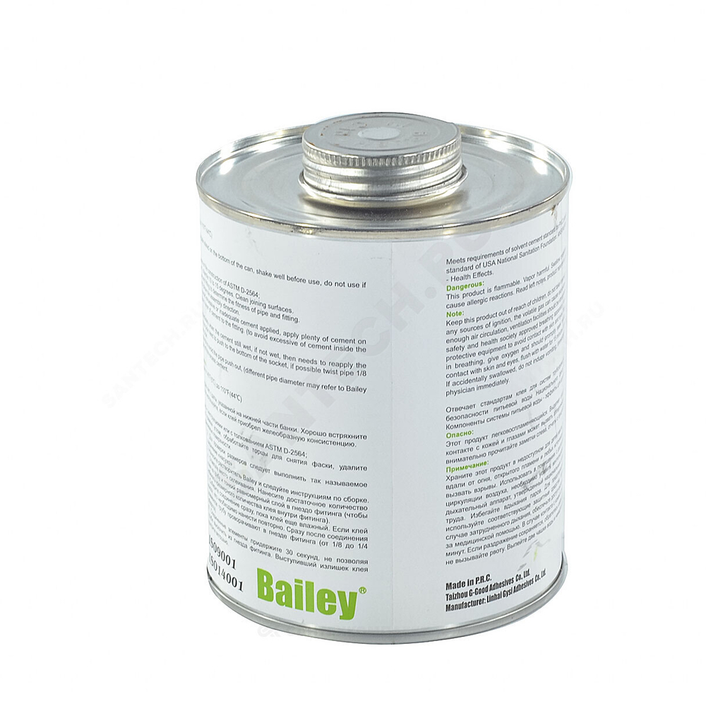 Клей для труб ПВХ 946мл Bailey L-5023