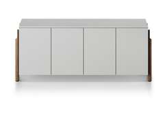 Тумба Basic 4 двери ширина 170 см (светло-серый)