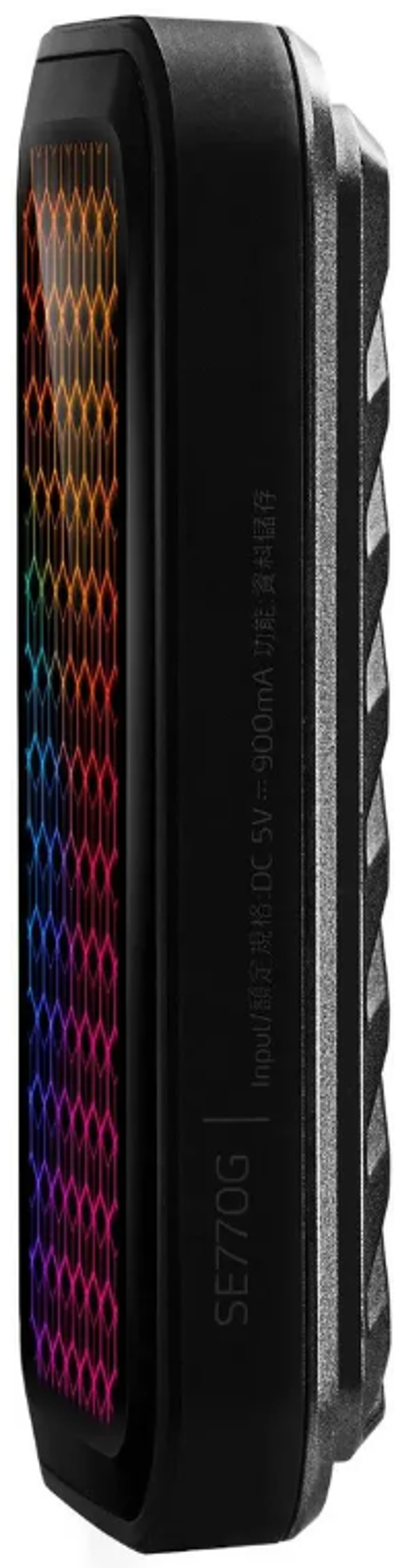 Внешний SSD USB 3.2 Gen 2 Type-C ADATA ASE770G-2TU32G2-CBK