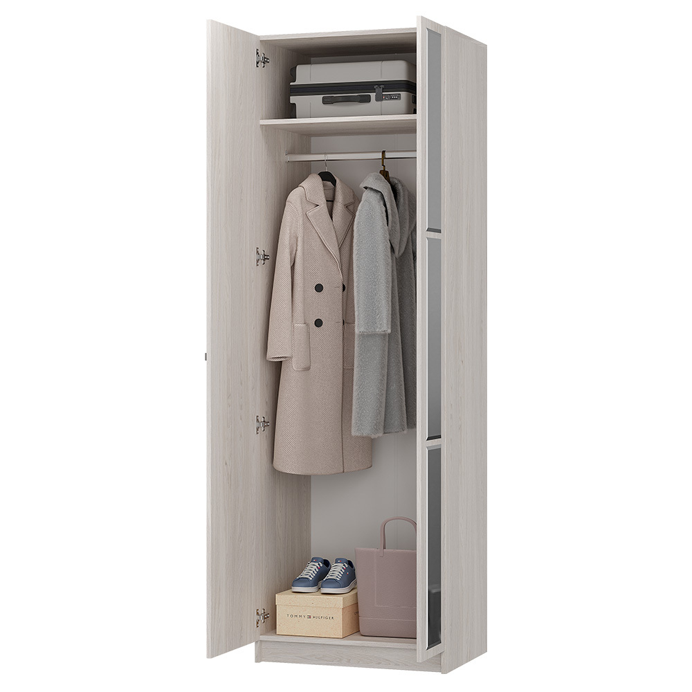 Шкаф двухстворчатый Зарина ШК-01, ясень белый