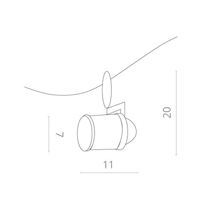 Светильник на шине Arte Lamp A3056PL-1WH