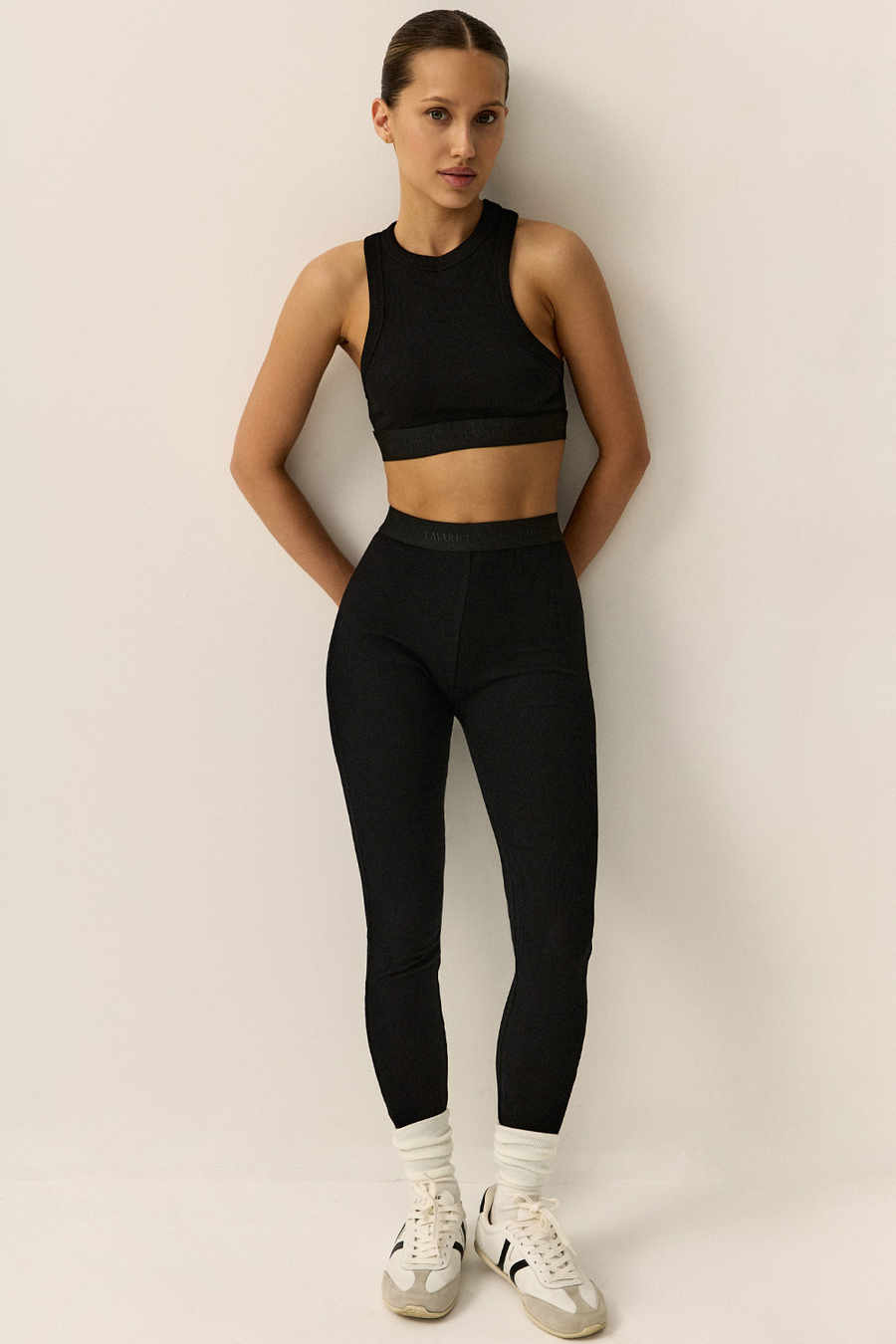 Леггинсы с резинкой AVRORA Чёрный