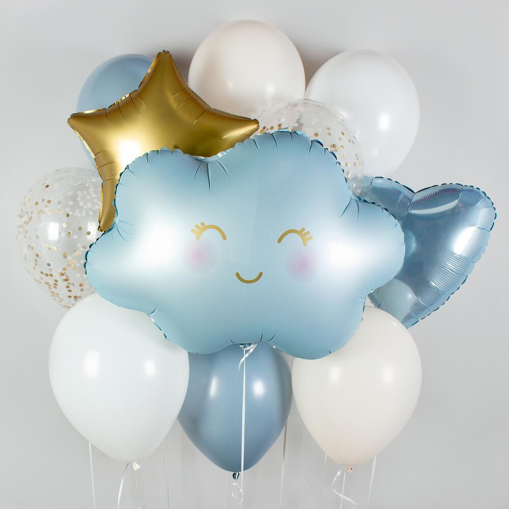 Фольгированный шар-фигура «Облако голубое», 61 см