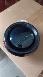 Анемостат АПВП фланец D100 регулируемый D145 пластик черный ERA