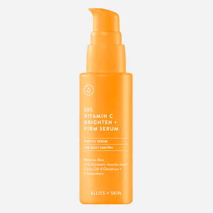 ALLIES OF SKIN 20% Vitamin C Brighten + Firm Serum Укрепляющая сыворотка с 20% витамином C, 30 мл