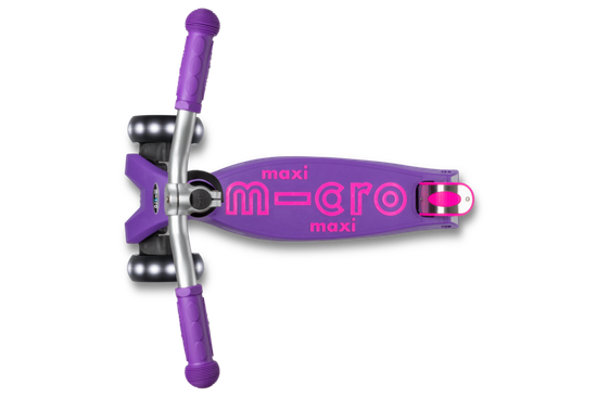 Самокат Maxi Micro Deluxe Pro LED сиреневый