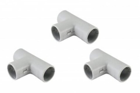 Тройник соед. для трубы 16 мм (для гладких/гофрированных труб) (50шт) TDM SQ0405-0021