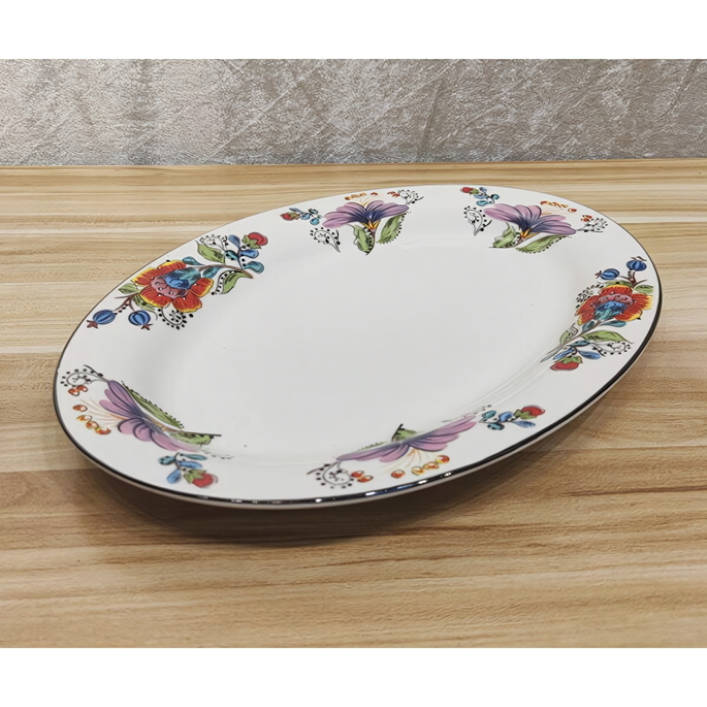 Блюдо керамическое «Magic Flower» 31,5*21,5*2,5см