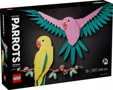 Конструктор LEGO Art - Коллекция животных Попугаи ара - Лего Ара 31211