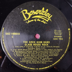Винтажная виниловая пластинка LP Greg Kihn Band Glass House Rock (Canada 1980)