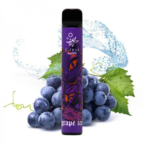Elf Bar - Grape Ice (2000, 5% nic) lux