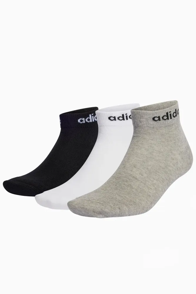 Носки adidas Think Linear Ankle 3-Pack - многоцветный