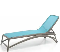 Шезлонг Atlantico, тортора/голубой