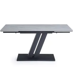 Стол раздвижной Chevron 160-240х90 см, серая керамика