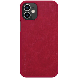 Кожаный чехол-книжка Nillkin Leather Qin для iPhone 12 Mini