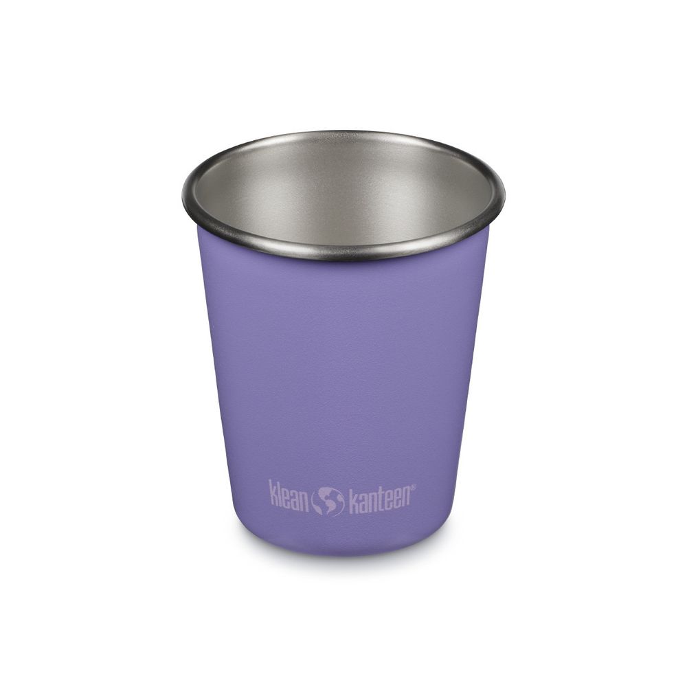 Детский стакан одностенный Klean Kanteen Kid Cup Straw Lid 10oz (296 мл) Paisley Purple с трубочкой
