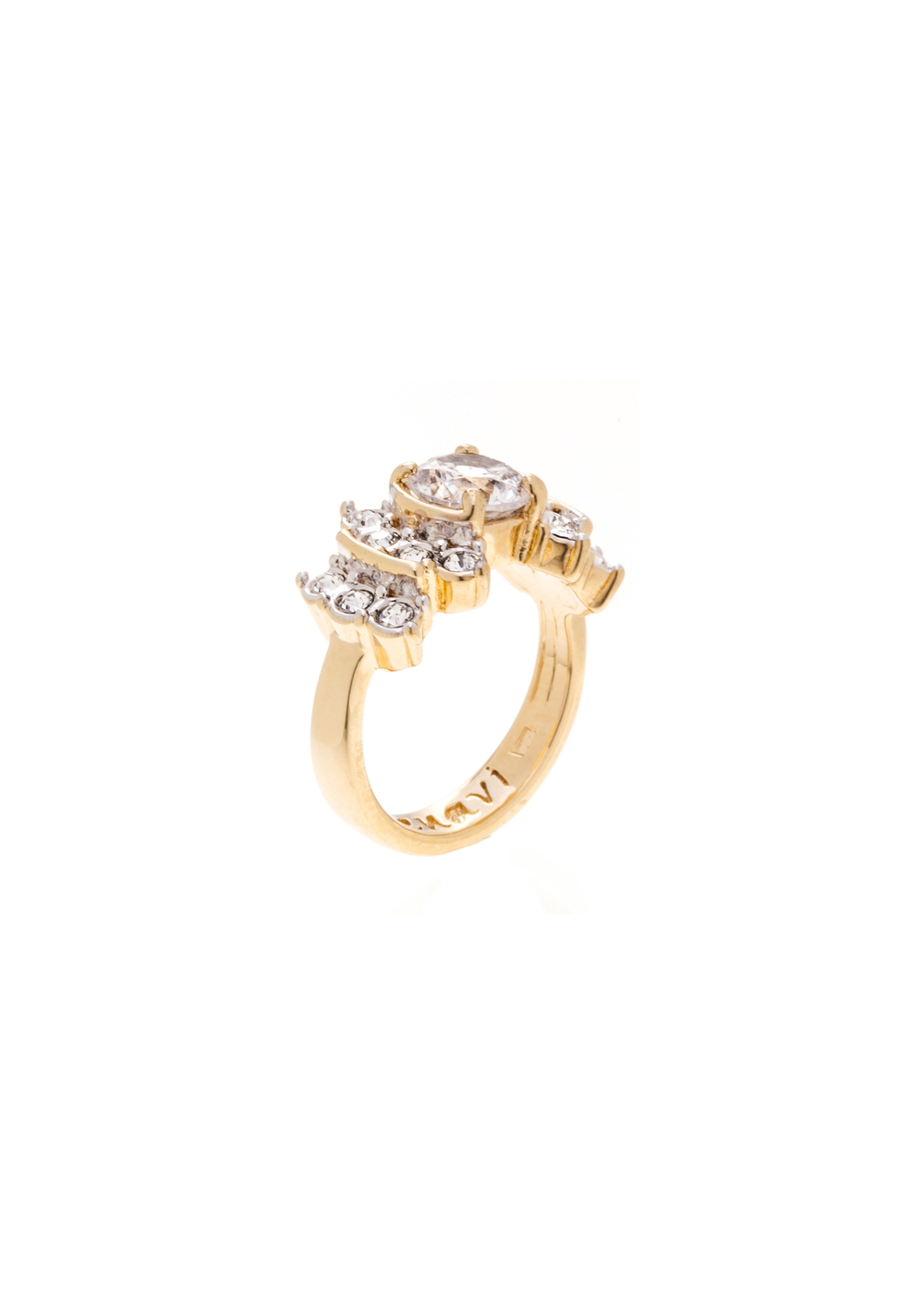 "Гонле" кольцо в золотом покрытии из коллекции "Teona" от Jenavi
