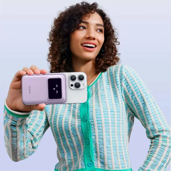 UGREEN PB571 UNO 5000mAh MIni Magnetic Wireless 20W Violet