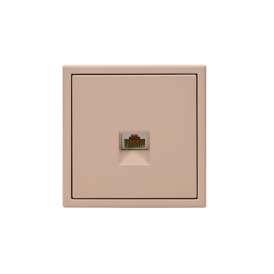 Розетка компьютерная ArtGallery RJ45 кат.5E механизм песочн. SE GAL001283