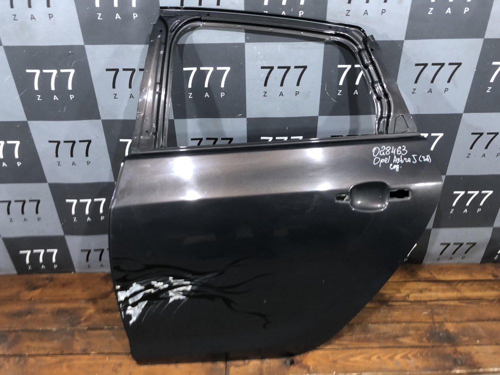 Дверь задняя левая Opel Astra J 09-17 Б/У Оригинал 13285610