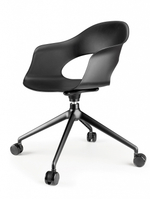 Кресло офисное пластиковое Scab Design Lady B, черный