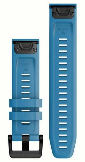 Ремешок Garmin QuickFit 22 мм (силиконовый) Cirrus Blue 010-13111-30