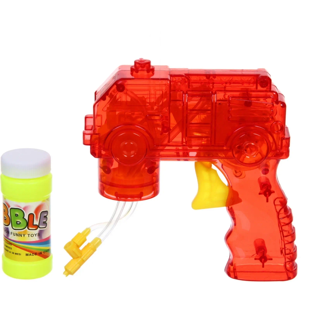 Мыльные пузыри «Пожарная машина» 14*14 см, 50 мл, механический генератор, с подсветкой