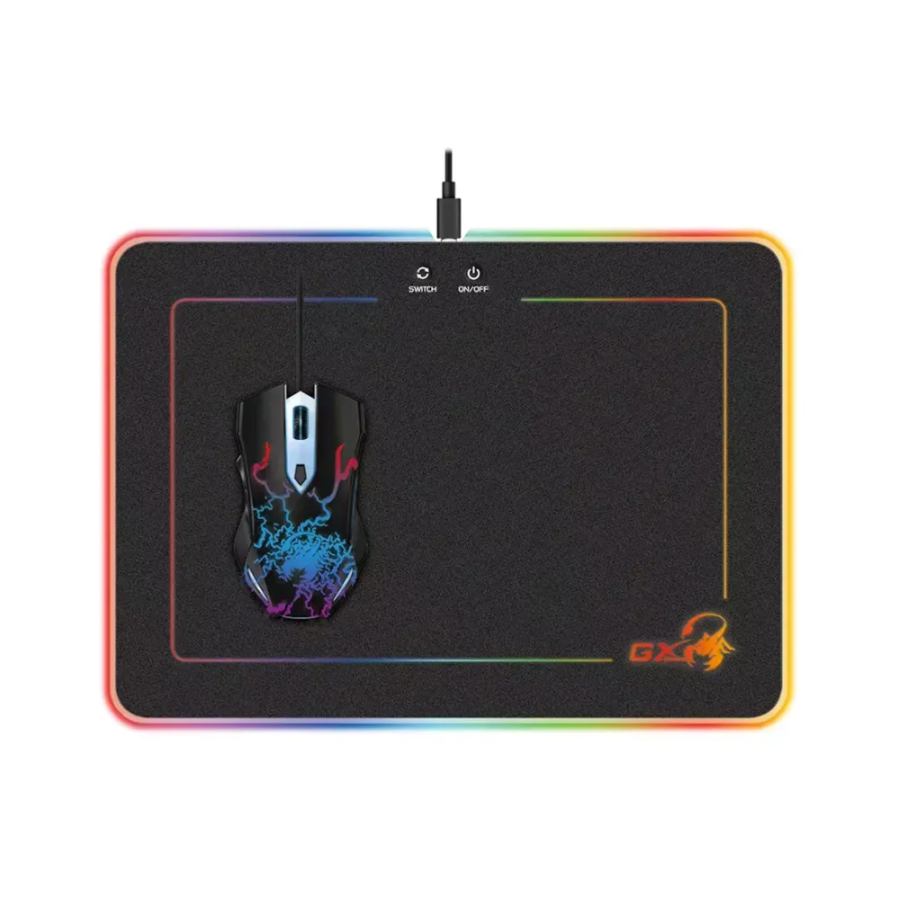 Коврик для мыши Genius RS2 GX-Pad 600H RGB BLK USB (31250006400)