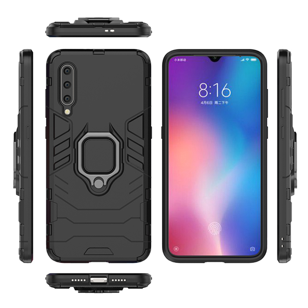 Противоударный чехол с кольцом Panther Case для Xiaomi Mi 9 (Pro)