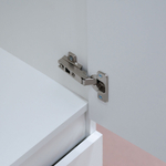 Шкаф для одежды, 92х47х182, Марм, распашной, в прихожую, с полками, Dipriz