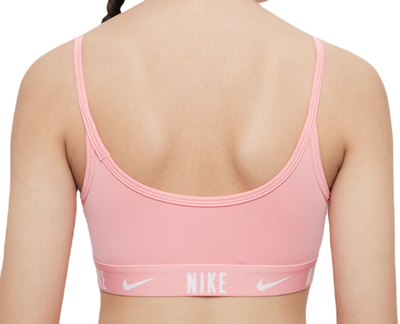 Топ для девочки теннисный Nike Trophy Bra - coral chalk/coral chalk/white