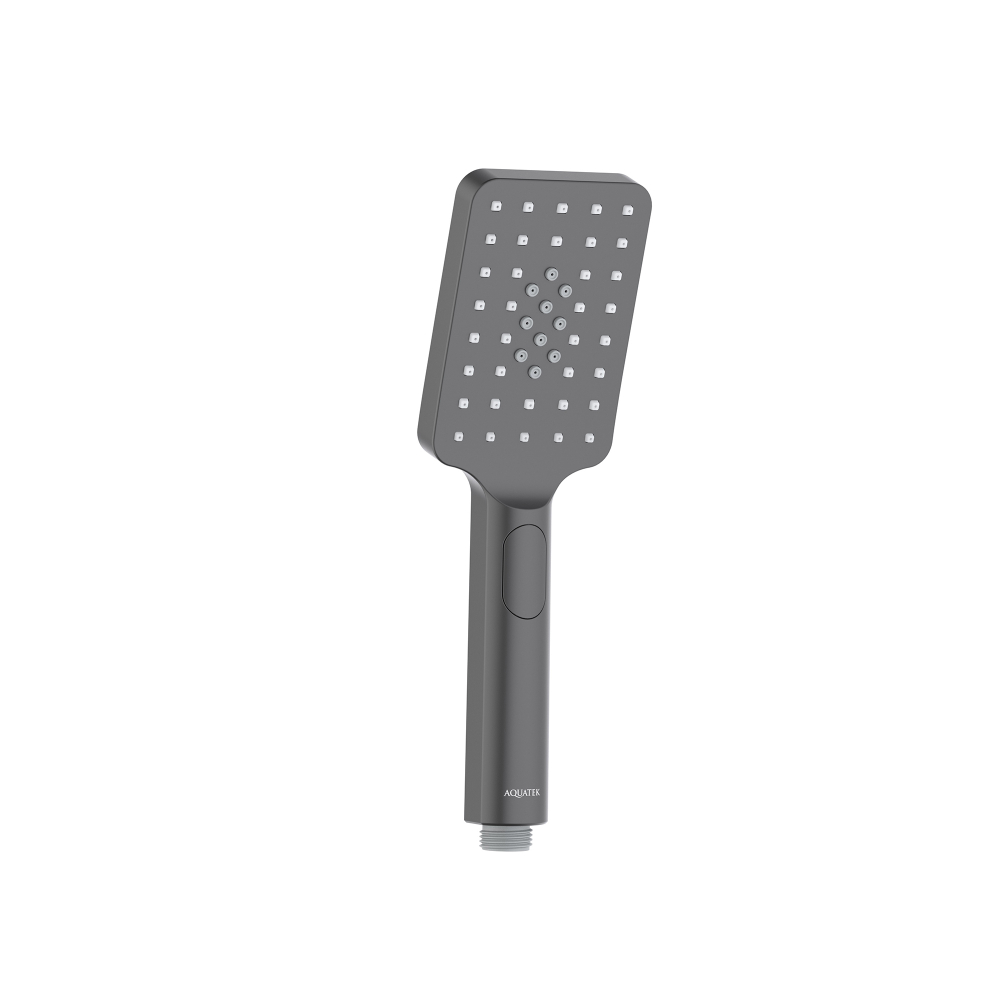Ручной душ Select 80 3 jet AQUATEK, матовый черный AQ2005MB ЛИРА
