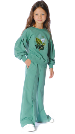 Свитшот трикотажный для девочки 3-6 лет Fleur de Vie