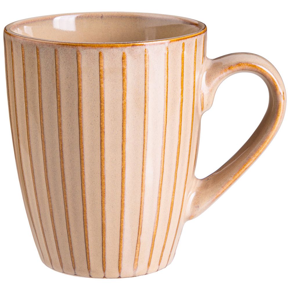 КРУЖКА 365 МЛ "STRIPE COLLECTION" ЦВЕТ:СЛИВОЧНЫЙ МАЛ. УП. = 6 ШТ МИН. ПАРТИЯ