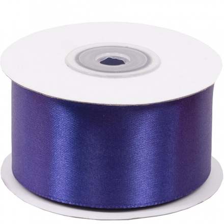 Лента атласная 3,8см*22,85м ТЕМНО-ЛАВАНДОВЫЙ