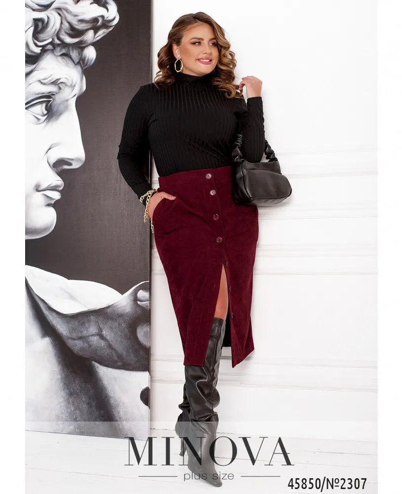 Юбка 2307-бордо Minova