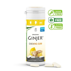 GINJER Жевательная резинка Имбирь с лимоном БЕЗ САХАРА 30г