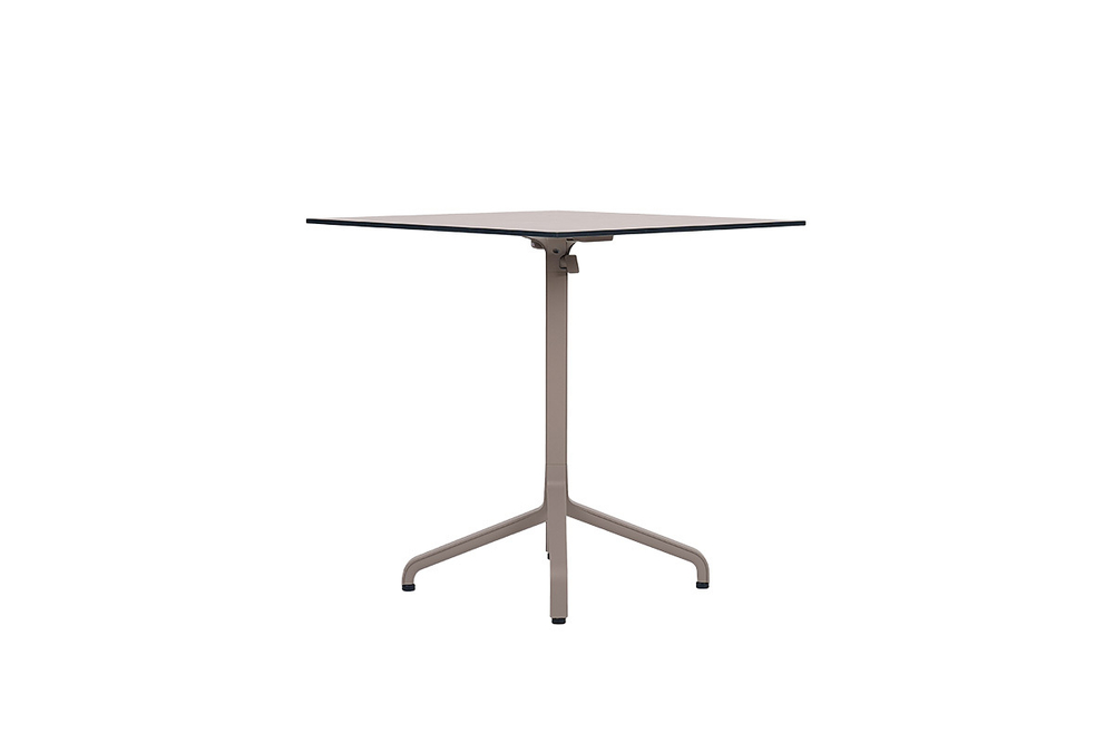 Стол складной квадратный Nardi Frasca Mini 70*70, тортора (база + столешница)