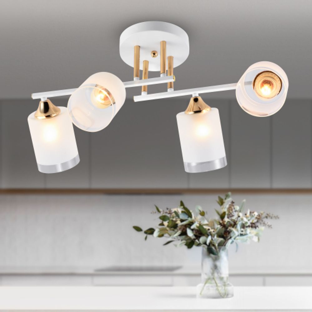 Люстра Rivoli   9144-203 4 х Е27 60 Вт модерн