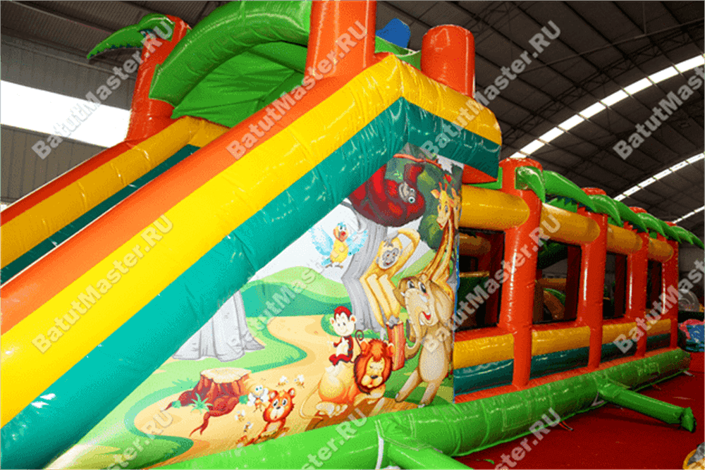 Надувная полоса препятствий "Пальмовый оазис"