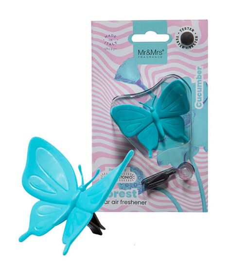Аромадекор для автомобиля и дома FOREST БАБОЧКА (экзотический огурец) в блистере, Mr&Mrs Fragrance