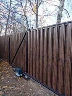 ВОРОТА ОТКАТНЫЕ ПОД КЛЮЧ